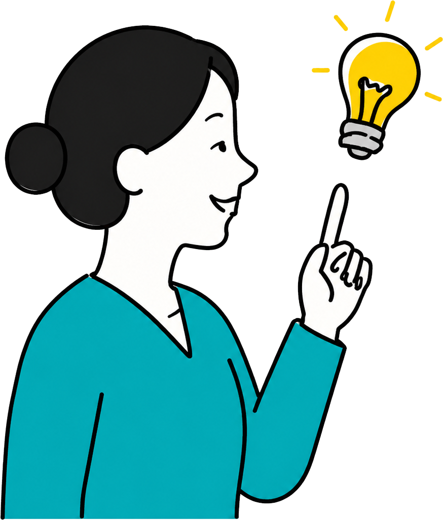 講師への提案を表すイラスト